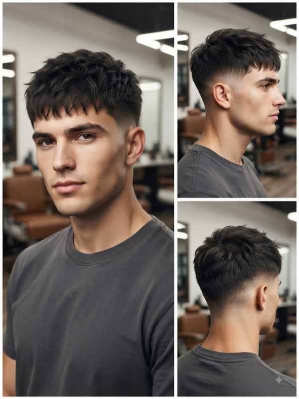 Mid Fade Classic Textured French Crop